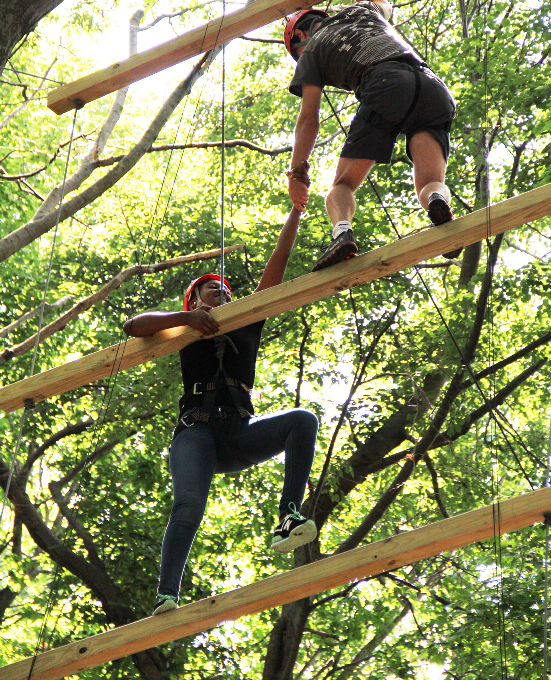 Boston High Ropes and Climbing Thompson Island, MA